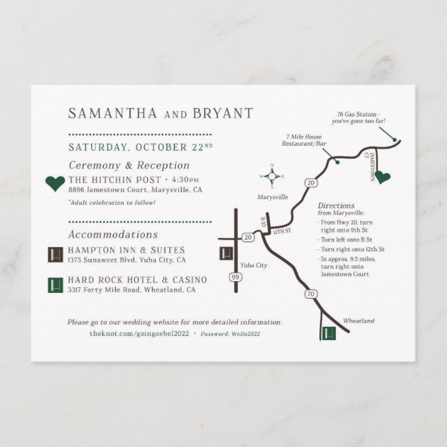 Conception de carte personnalisée - Pour Samantha (Devant)