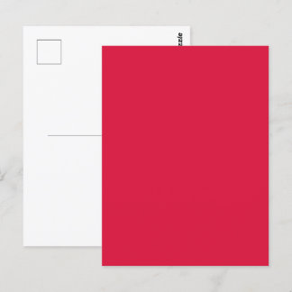 Conception de carte postale personnalisée Rouge cr