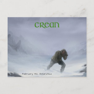 Conception de carte postale Tom Crean