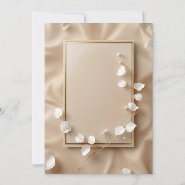 Conception de Cartes d'Invitation de Luxe (Devant)