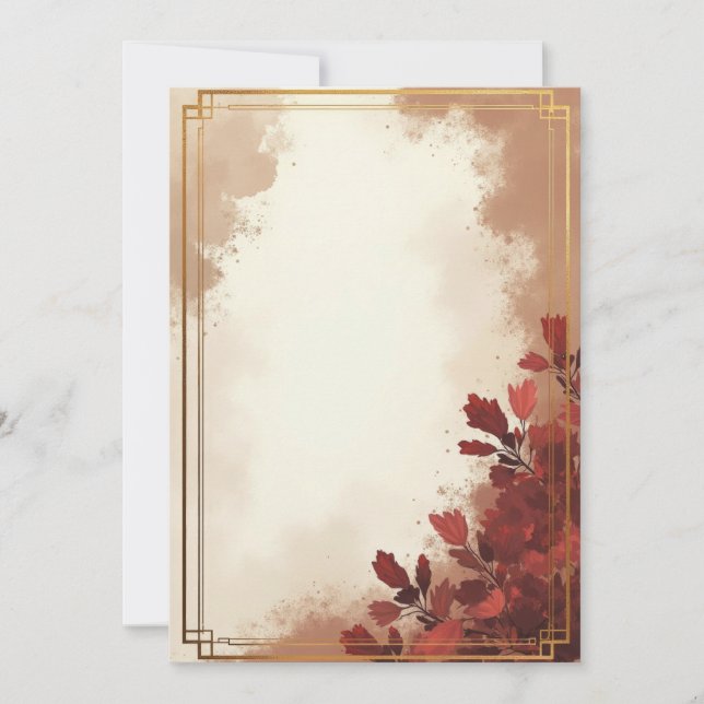 Conception de Cartes d'Invitation PREMIUM (Devant)