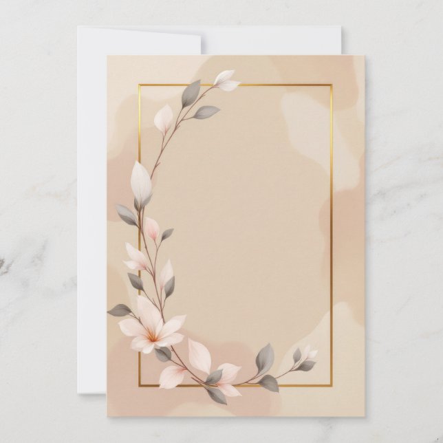 Conception de Cartes d'Invitation PREMIUM (Devant)