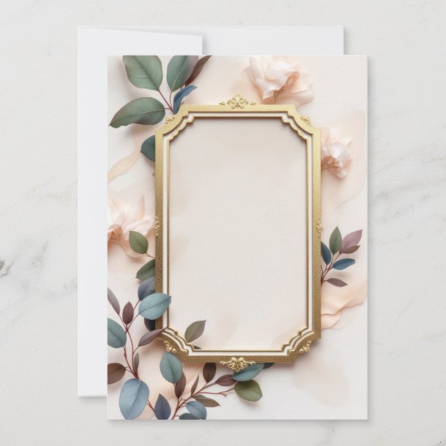 Conception de Cartes d'Invitation PREMIUM (Devant)