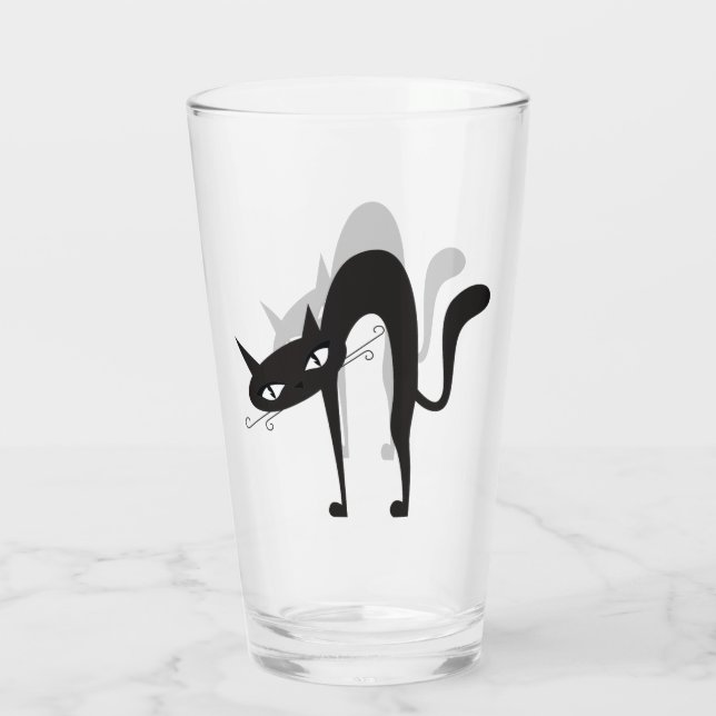 Conception de chat Arché Verre à boire (Dos)
