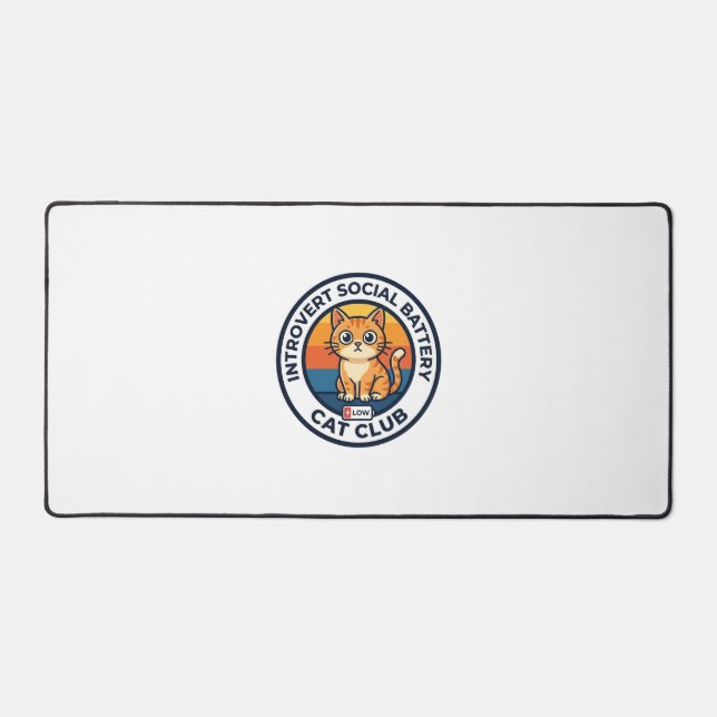 Conception de chat de batterie sociale introverti  (Recto)