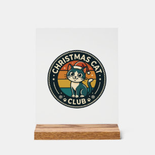 Conception de chat de Noël Kitty mignon - Club de 