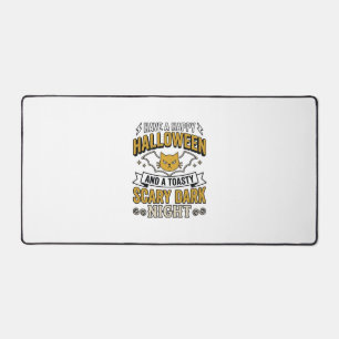 Conception de chat Halloween vintage nuit sombre e