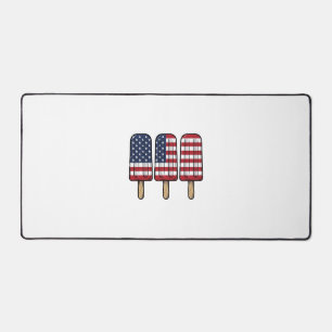 Conception de chemise de drapeau de popsicle patri