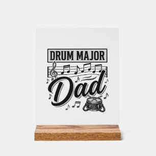 Conception de chemise de musique vintage Drum Majo