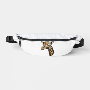 Conception de chemise de portrait de girafe gravur