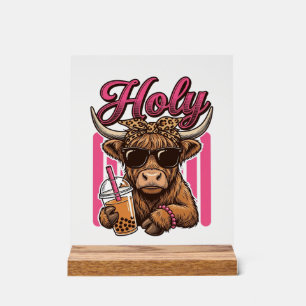 Conception de chemise de thé Boba vintage Holy Hig