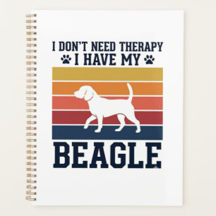 Conception de chemise de thérapie de chien Beagle