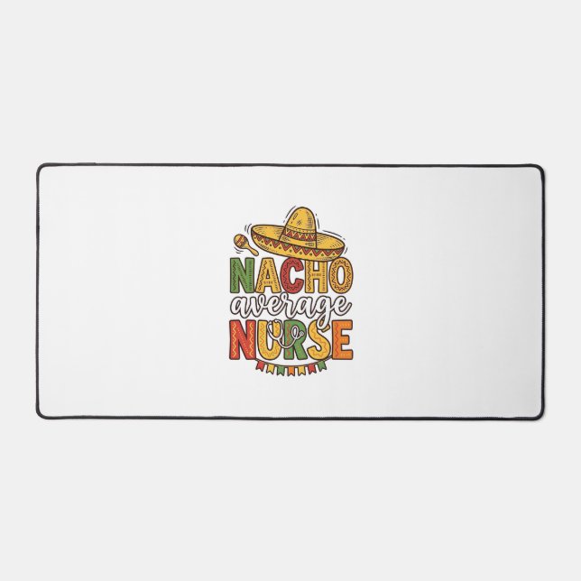 Conception de chemise Nacho Average Nurse Cinco De (Recto)