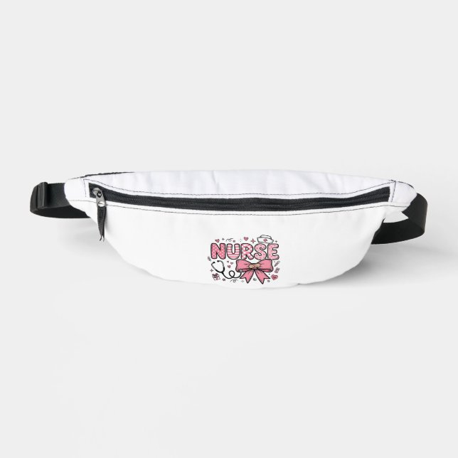 Conception de chemise vectorielle Cute Nurse Bow H (Recto)