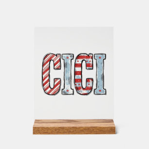 Conception de chemise vectorielle de nom CICI patr