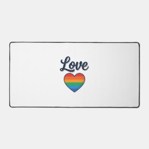 Conception de chemise vectorielle Love Rainbow Hea