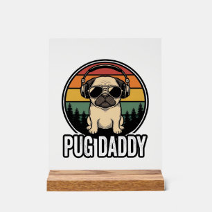 Conception de chemise vectorielle pour chien Pug D