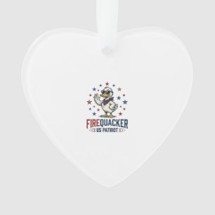 Conception de chemise vintage canard patriotique F