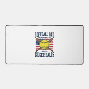 Conception de chemise Vintage Softball Dad Bigger