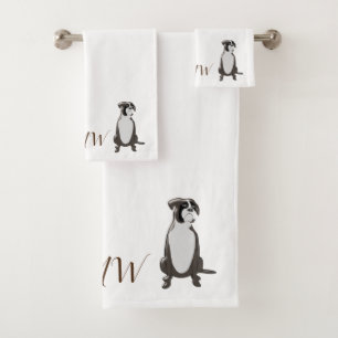 Conception de chien de boîte monographique