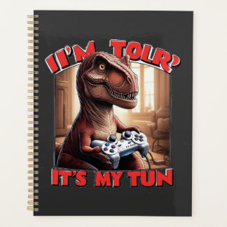 Conception de citation de joueur de T-Rex drôle