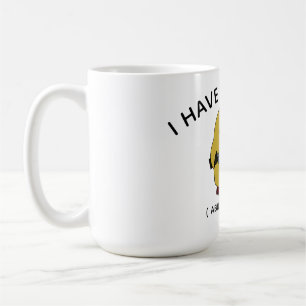 Conception de citation de mug canard drôle