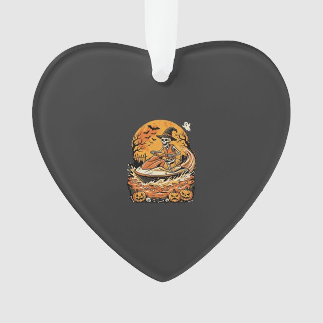 Conception de citrouille de sorcière de squelette  (devant)