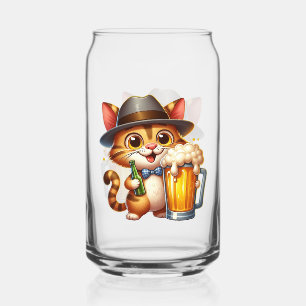Conception de clip art de chat et de bière-85244