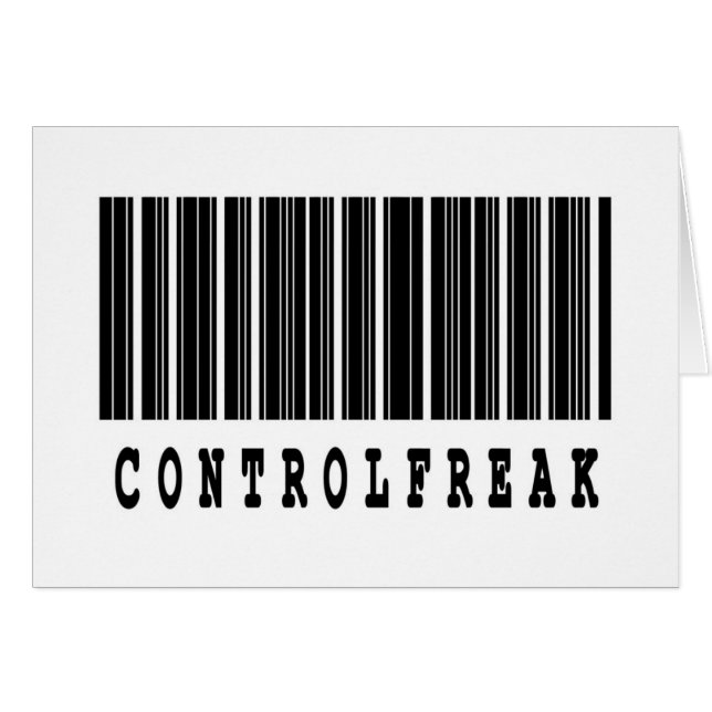 conception de code barre freak de contrôle (Devant horizontal)