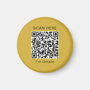 Conception de code QR unique Magnet circulaire