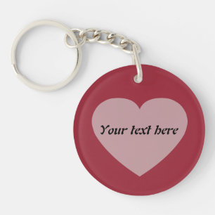 Conception de coeur de texte personnalisé simple