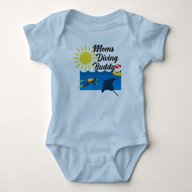 Conception de compagnon de plongée de maman - Body (Devant)