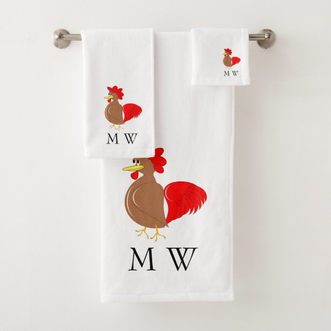 Conception de coq Monogrammé (En situation)
