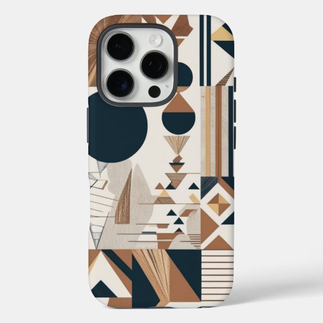 Conception de coque de téléphone abstraite moderne (Verso)