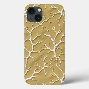 Conception de coque iPhone à branchage kaki emboss