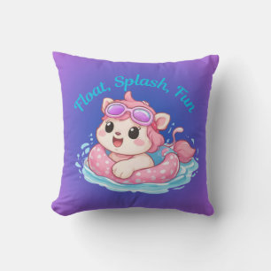 Conception de Coussin à Jeter avec Chat Mignon Nag