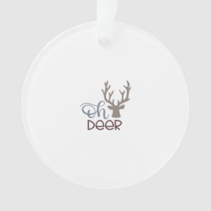 Conception de design rétro classique Oh Deer