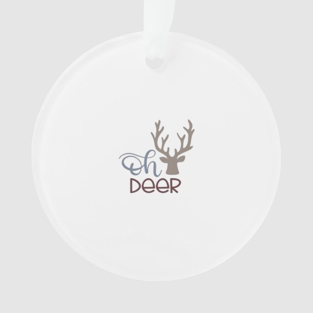 Conception de design rétro classique Oh Deer (devant)