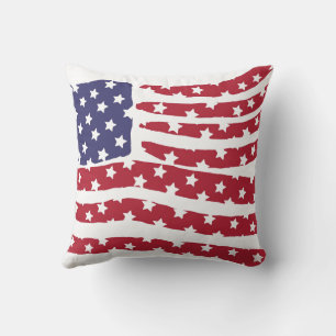 Conception de drapeau bleu blanc rouge Coussin car