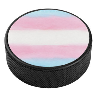 conception de drapeau trans pâle sur rondelle de h