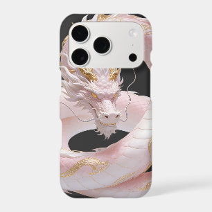Conception de fantaisie de dragon d'or blanc chino