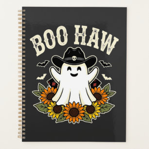 Conception de fantôme Halloween occidental Boo Haw
