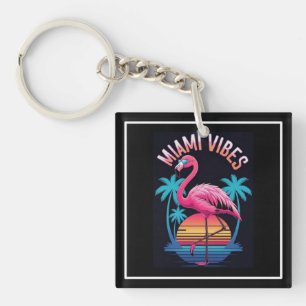 Conception de flamant rose d'été Miami Vibes-63454