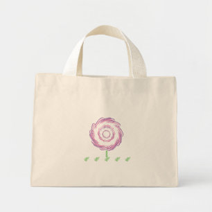 CONCEPTION DE FLEURS DE STYLE sac fourre-tout
