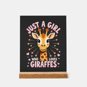 Conception de girafe drôle pour femmes filles safa