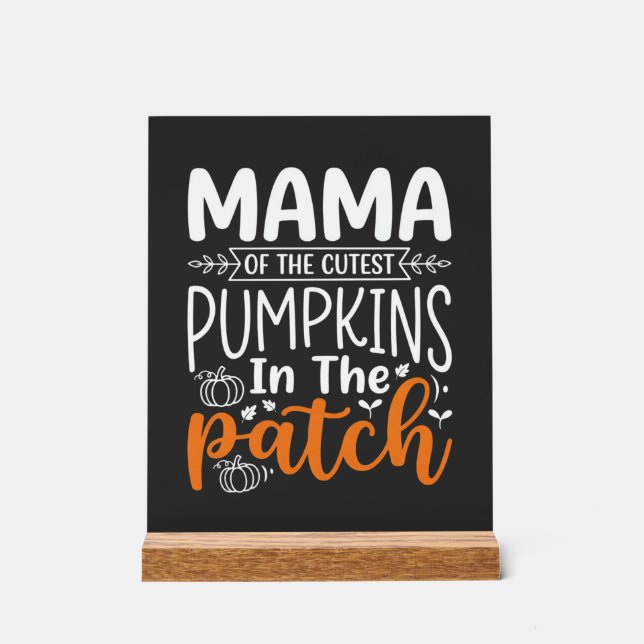 Conception de Halloween Mama Pumpkins Patch_1 (Recto)