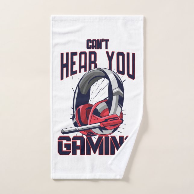 Conception de jeux avec casque (Serviette à main)
