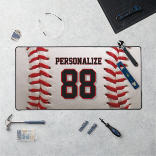 Conception de joueur de baseball avec numéro de ma