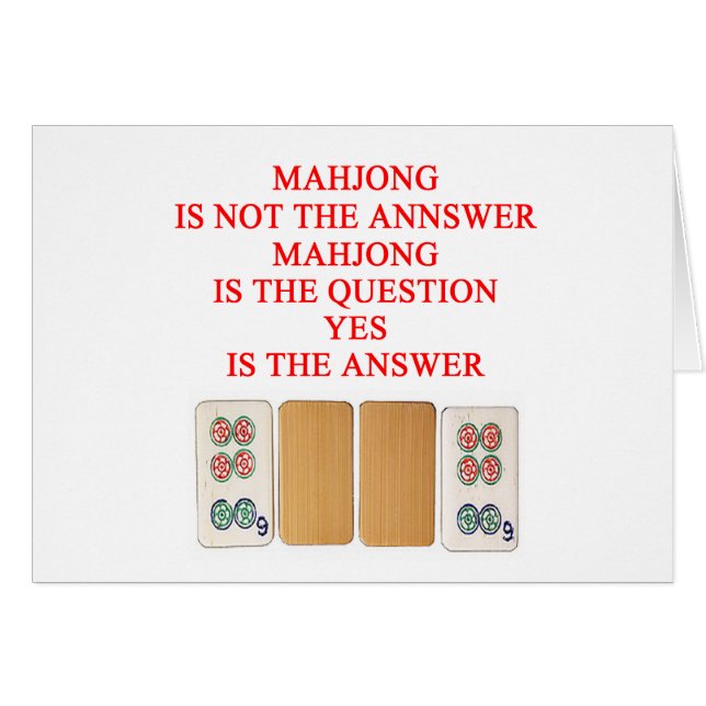 conception de joueur de mahjong (Devant horizontal)