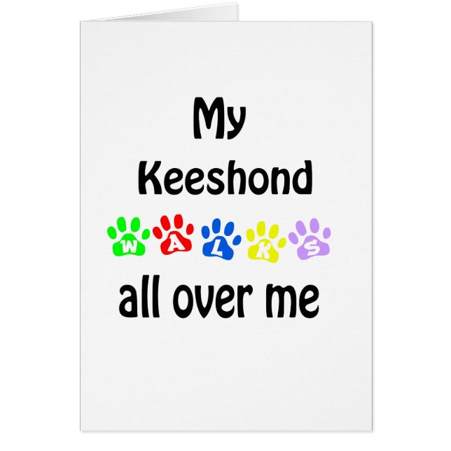 Conception de Keeshond Walks (Devant)